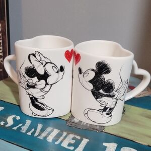 Disney Mickey and Minnie Sketch Mugs - For Both